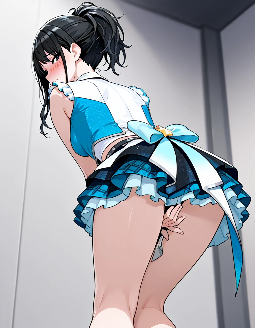 (Best quality, 8k, 32k, Masterpiece, UHD,:1.2),RAW, 2girls,ultra cute , natural lighting,transparent shining eyes, 20yo,medium breast ,fair complexion ,flushed face,dynamic Lighting,nude, stick out butt, (show your butt :1.5),, ass focus, ((White panties)), wedgie, see-through, crawling position on their hands and knees, spreading pussy, ((White Background))