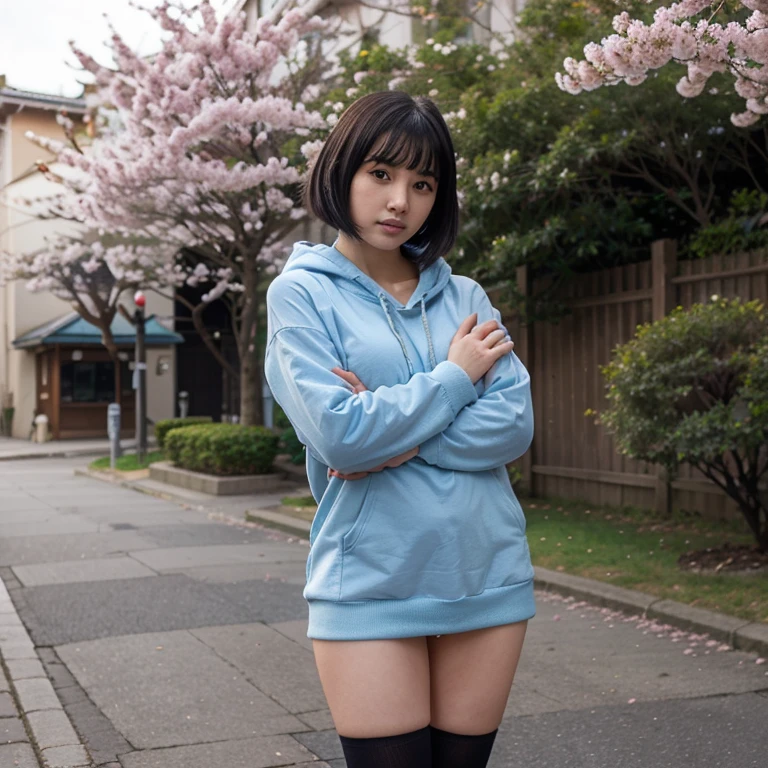 Anime girl squatting