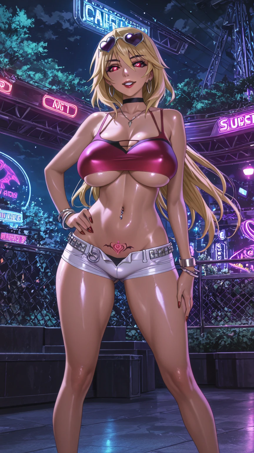 realistic shy and embarrassed milf mom bbw 40 years old in a Rave Gear Bikini, Festival Rave Bikini, Rave Woman Festival Bikini at rave, 3d neon lights of a womens body, bbw thick in the hips and ass and buldging massive cleavage curvy, photorealistic perfect body, rave girl, in public, sexy, thicc, oversaturated