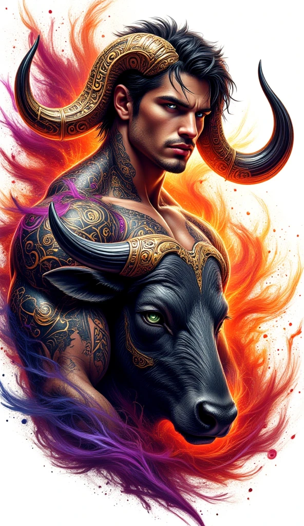 "Generate an AI image depicting Beckham as a mythical creature, combining elements of his iconic style with fantastical and otherworldly features."