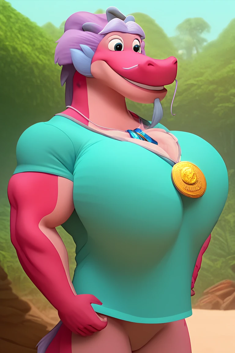 score_9, score_8_up, score_7_up, score_6_up, score_5_up, score_4_up, source_furry, (by Liveforthefunk), e621, mature female anthro horse, MILF, looking at viewer, seductive smile, beautiful detailed eyes, posing on a beach, (wearing a sling microbikini), nipple outline, visible areola, detailed fur, high ponytail hairstyle, voluptuous, hourglass figure, large breasts, cinematic lighting, professional lighting