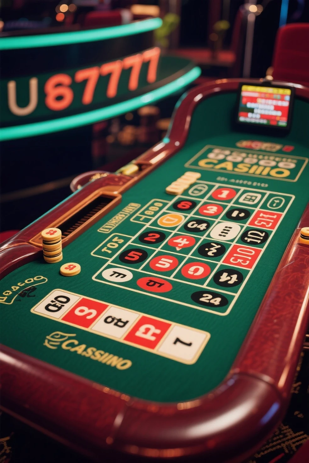A YOUNG MAN IN A GAMER ROOM THINKING AND ANALYZING A CASINO ROULETTE AND GETTING GREEN 3D Character, a very tall man wearing a black commando suit, body builder, very short black hair, blue colored eyes, beautiful big circular reflective eyes, big white gloves, white combat boots, white ammunition belt, black skull-print T-shirt, skull logo on chest, holding a Colt 45 pistol, (film composition), (Pixar-style:1.2), (CGI animation: 1.2), (Disney: 1.2), (animated cartoon: 0.2), (best qualityer, work of art, 4K, ultra detaild, sharp focus, 8k, High definition:1.2), (cf. Danny Mac 3D, por Follygon), (work of art: 1.2), absurderes