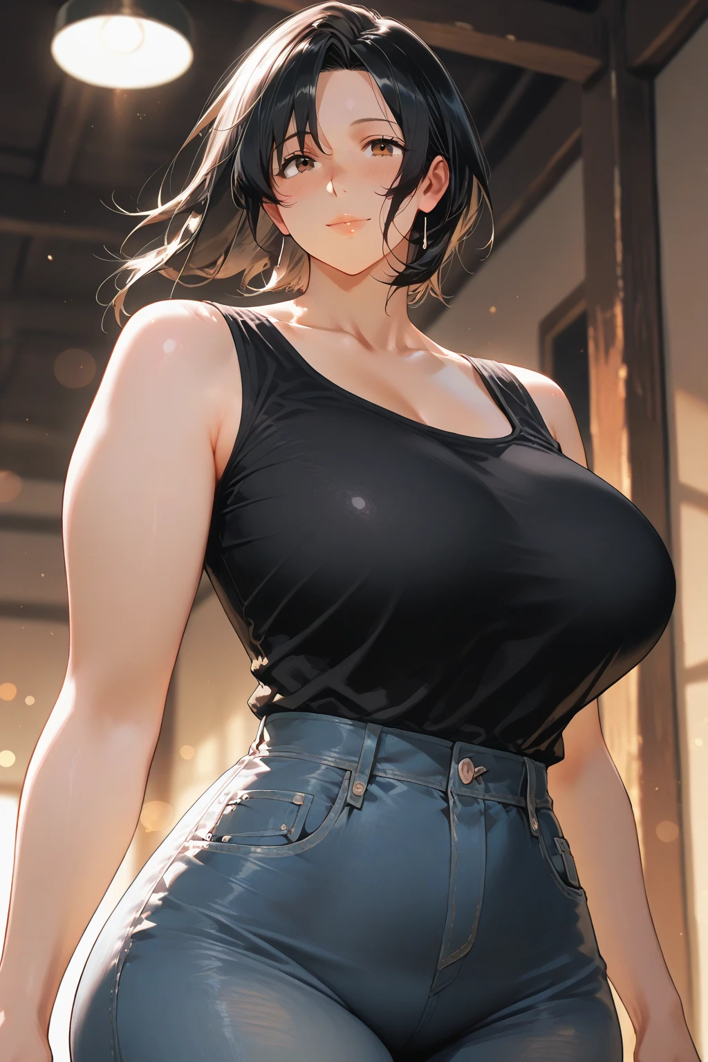 masterpiece, Highest quality, Unreal Engine, Super Resolution, Very detailed, Complex, colorful, Clear images, Sharp focus, Digital Blending,
Beautiful woman, fubuki, fubuki\(One Punch Man\), alone, Tight shirt, Tight Skirt, Perfect Eyes, Perfect Face, Ultra detailed hair, Ultra detailed face, Very detailedな唇, Large Breasts, Vivid expression, Healthy Body, Beautifully detailed sweat glands, Smooth skin texture, Carefully drawn,
(humidity:1.5), (Attractive face:1.2), (Beautiful Skin), Oily skin, Tight waist, (Big Breasts), (Puffy nipples), (Sticky with sweat), Dynamic pose,
In the world of One Punch Man, Outdoor, wasteland, (Captivating look:1.2), View your audience, Cowboy Shot,