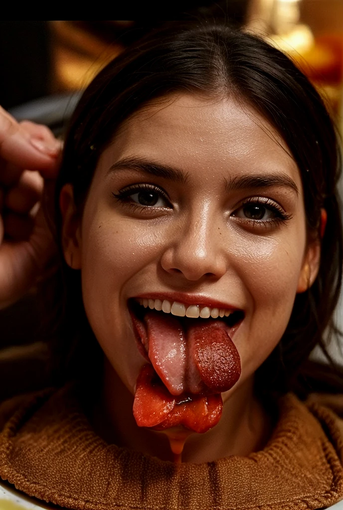 scatophile woman naked eat poop in this mouth