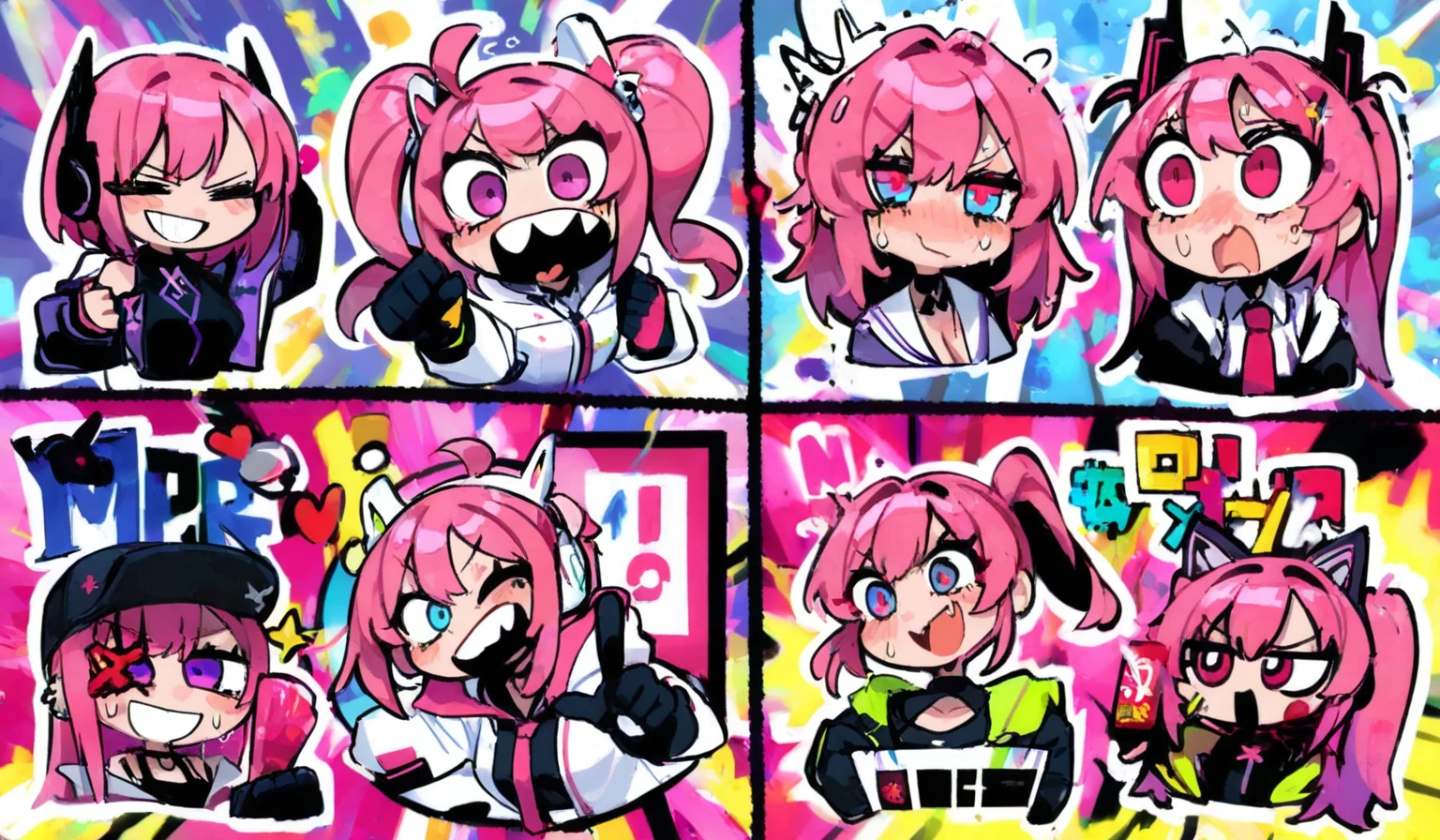 Beautiful Punk Woman PD