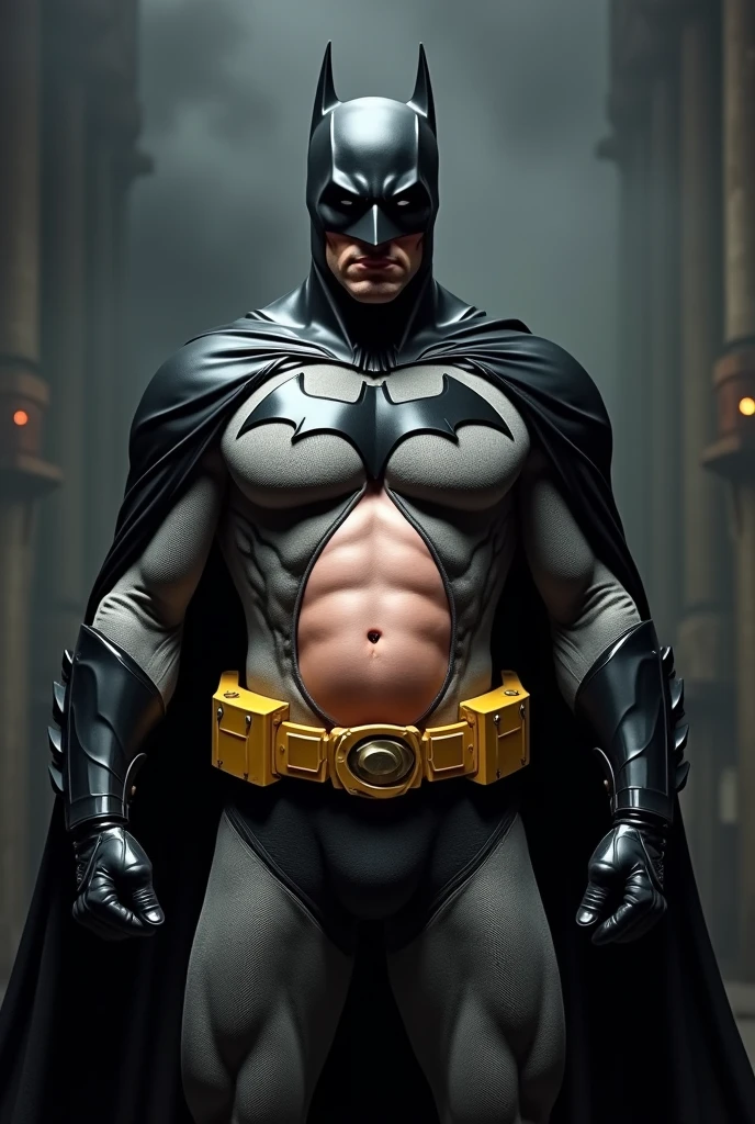 crie desenho do batman corpo completo em cima de elicpotero