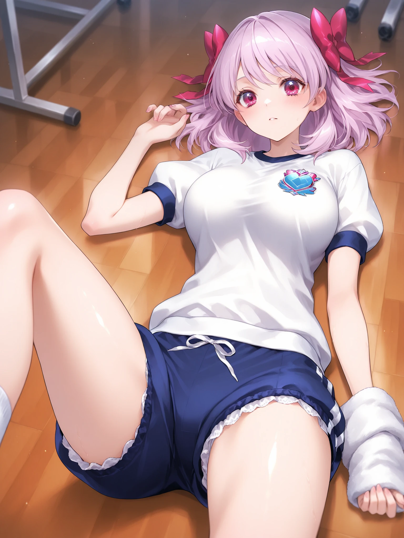unity 8k wallpaper, anatomically correct, (((masterpiece))), (((best quality))), (((ultra detailed))), (((high-resolution))), ((Ultimate cutie)), perfect hands, perfect finger, (((good anatomy))), detailed beautiful face, shiny hair, (((gyaru))), (potbelly), (curvy), medium breasts, ((Thick thighs)), (((solo))), ((seductive smile)), (((blush))),
BREAK, (((sit astride the perfectly spherical shape 6-inch volleyball))), (((Straddling a perfectly spherical 6" volleyball))), (((Perfectly spherical 6" volleyball fits perfectly ??????))), BREAK, (((Rub the Perfectly spherical 6" volleyball against ??????))),
BREAK, (Collared volleyball uniforms), sleeveless, ((buruma)), ((kneepad)), pussy juice stained, (elbow pad), (((sweat))), (((covered in sweat))), ((deep breathing)), in Volleyball Court, indoor, lighting, looking at viewer, full body, (spoken heart)