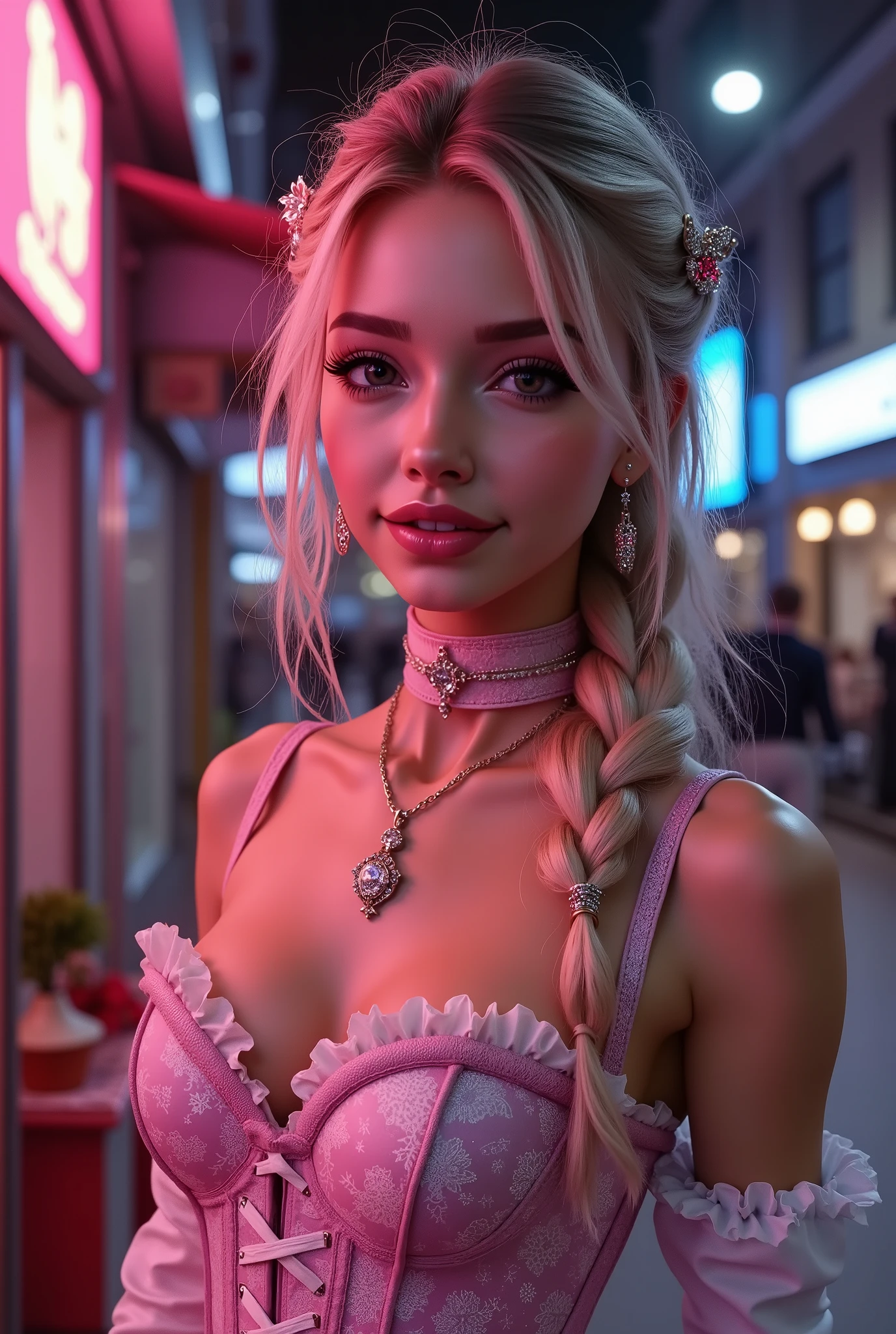 (A cute woman, 25 years old, wearing a sexy Disney outfit, wandering around Disney Land, playful poses, turning her butt to the viewer, best quality, 4k, 8k, highres, masterpiece:1.2, ultra-detailed, realistic, photorealistic, photo-realistic:1.37, HDR, UHD, studio lighting, ultra-fine painting, sharp focus, physically-based rendering, extreme detail description, professional, vivid colors, bokeh, disney, disney style, fantasy, whimsical, colorful, bright, cute, playful, feminine, beautiful detailed eyes, beautiful detailed lips, extremely detailed eyes and face, long eyelashes)
