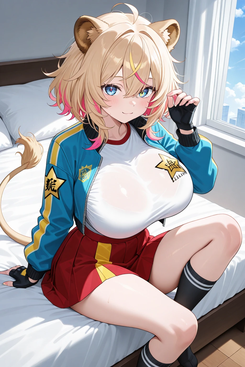 1 chica, traje de astronauta, curvas atractivas, Heart pattern background , seductora, sexy