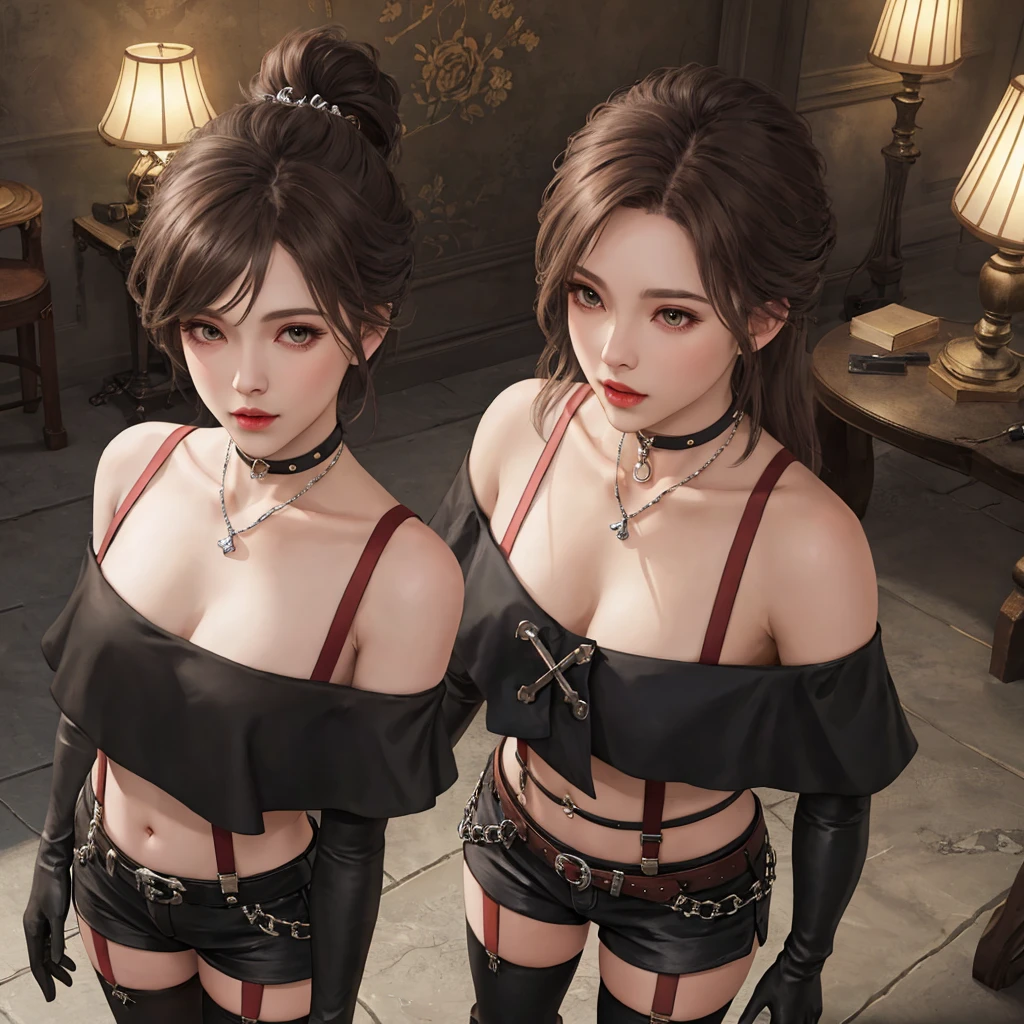 (Couple of Alchemists) She is an adult and has a voluptuous body. He is a shy and frail young boy. (Dark Fantasy) (Fatal Frame)