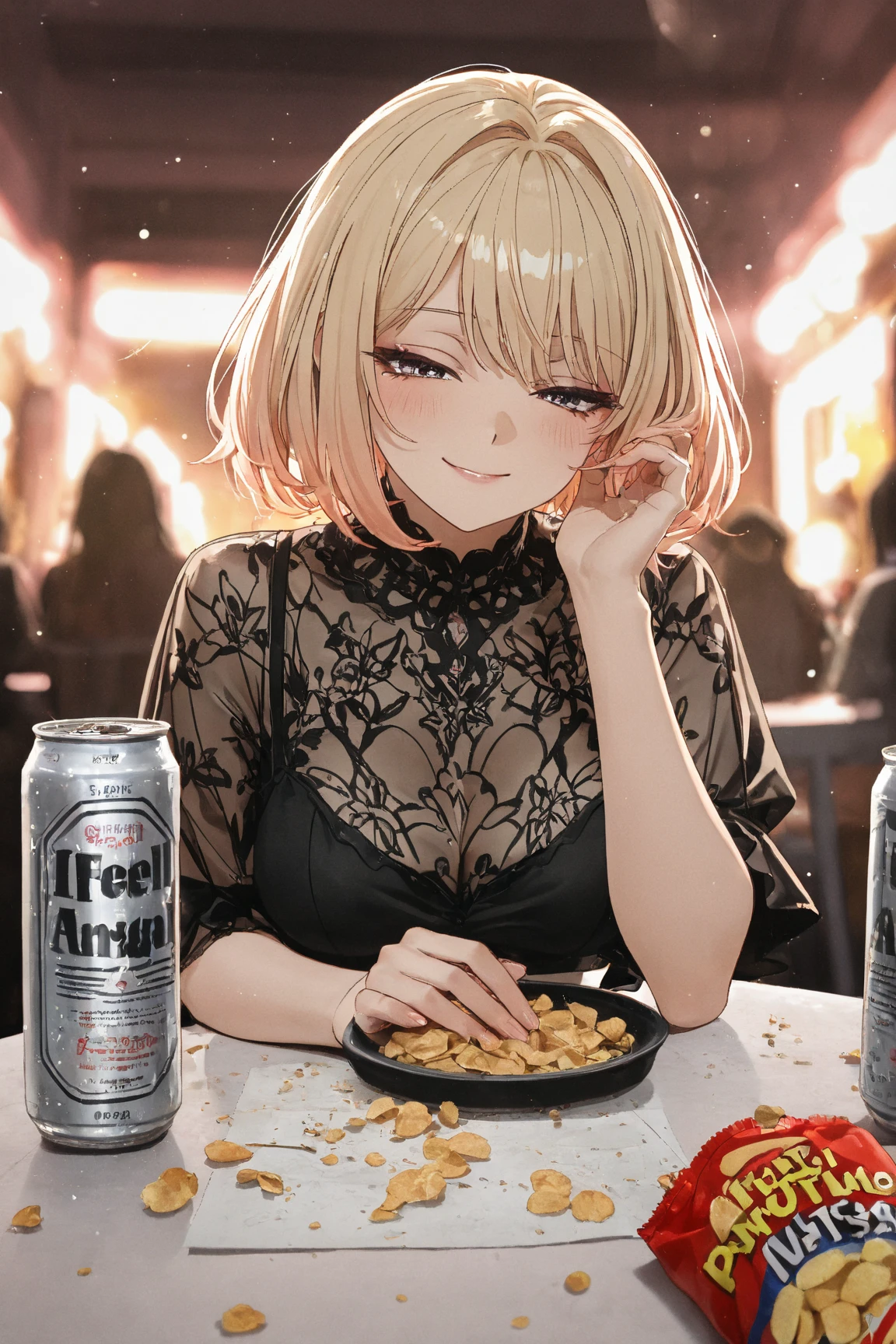 anime girl in a kitchen with a cupcake and a bottle of milk, seductive anime girl, extremely detailed artgerm, beautiful alluring anime woman, anime girl drinks energy drink, ig model | artgerm, , anime food, [ 4 k digital art ]!!, attractive anime girl, in the kitchen, anime girl, a human-like juicy peach