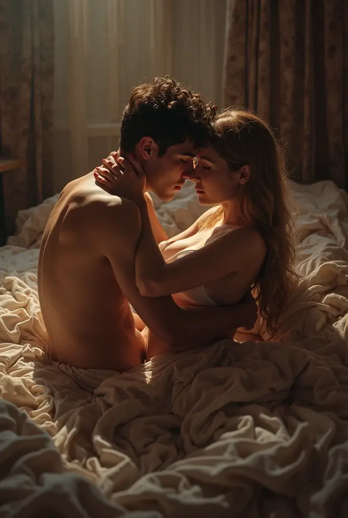 Daenerys and sansa stark having sex totally naked in the bed. In different positions