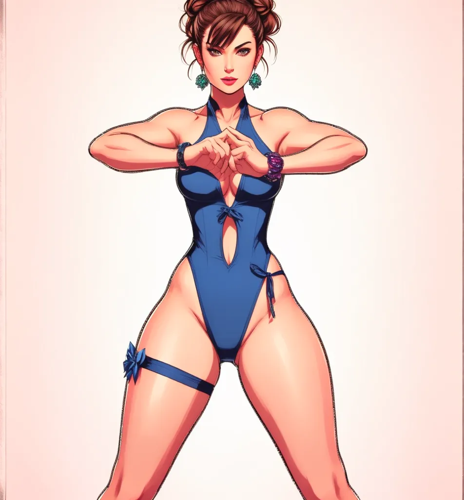Eighties woman, leotard, aerobics
