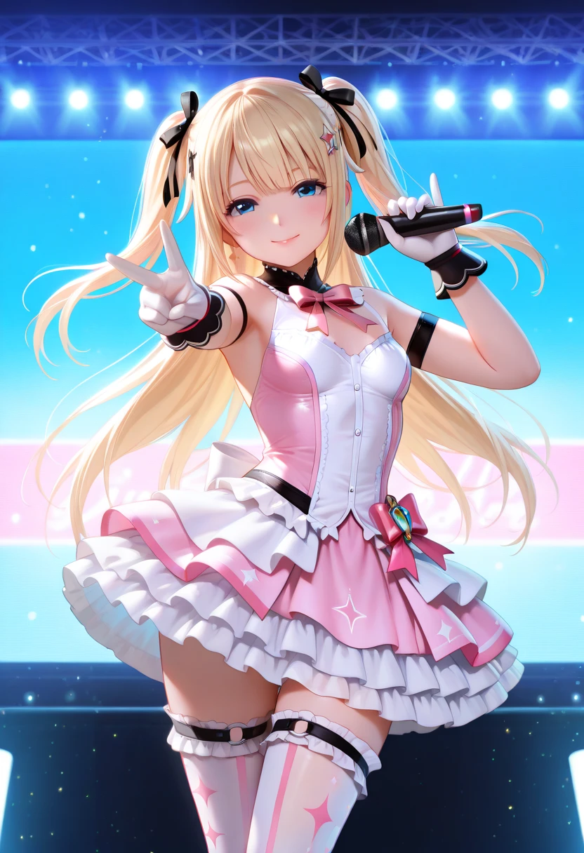 chibi,Browsing Caution, (最high quality, 4K, High resolution, masterpiece:1.2), Very detailedな, (Anime Style, Realistic:1.37), Cinematic Light, , (((young woman))), (Round eyes), (Small face), (Skin with attention to detail: 1.2), clavicle, Cute Face, Beautiful appearance, Long eyelashes, (Rainbow Hair, blue eyes), (Beautiful breasts:1.5), (Slim figure:1.5), Very detailed顔と肌の質感, Beautiful Eyes, Natural Makeup, Colorful costumes, Gorgeous maid outfit, Captivating woman, Please sit down and hold your knees, Lift up the skirt, Enjoying the act, A glimpse of sexy lingerie, Gazing Eyes, Beautiful Skin, Glowing Skin, Perfect Fingers, Five Fingers, Anatomically correct, Background blur, high quality, Surreal, Bright colors, ((Very detailed, photo shoot)),