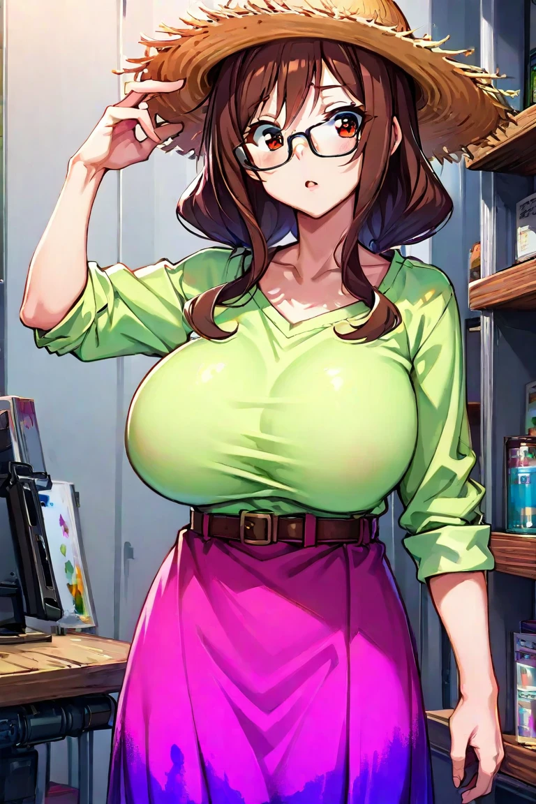 Sexy Librarian, reading at her desk, in library, busty, cleavage, perfect hands perfect fingers perfect breasts perfect fit perfect body perfect face perfect image realism detailed background detailed outfit micro bikini, shirt unbuttoned, lewd librarian, hyperrealism, photorealistic, unreal engine, 3dcg, octane render, 8k highest resolution highly detailed, sweaterdress, professional librarian, breasts about to burst out of her clothing, perfect ass, shot from behind, perfect angle perfect view