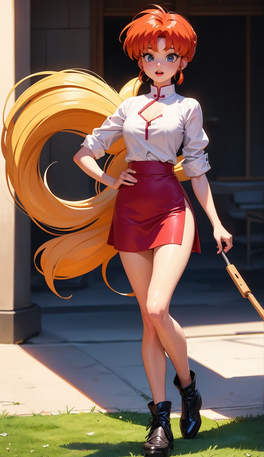 CG, upskirt view, legs together, perfect atwork, perfect female figure, very beautiful face, Aerith Gainsboroug, holding small flower basket, peeing herself, peeing down her legs, green eyes, surrounded by other people, standing in very busy midgar city street, sunny, choker, cropped jacket, hair bow, bracelet, pink dress, brown ankle boots, looking down nervously, shy, embarrassed aroused and shocked, outdoors, standing legs crossed, a small puddle of her own urine is forming around her feet on the dry ground, very desperate to pee, peeing, wetting herself, urination, streaming tears, scared, despair, panicking, high detail, Realism, Hyperrealism, masterpiece, highres, UHD, anatomically correct, high quality, super detail, high details, best quality, highres, award winning, 8k, textured skin