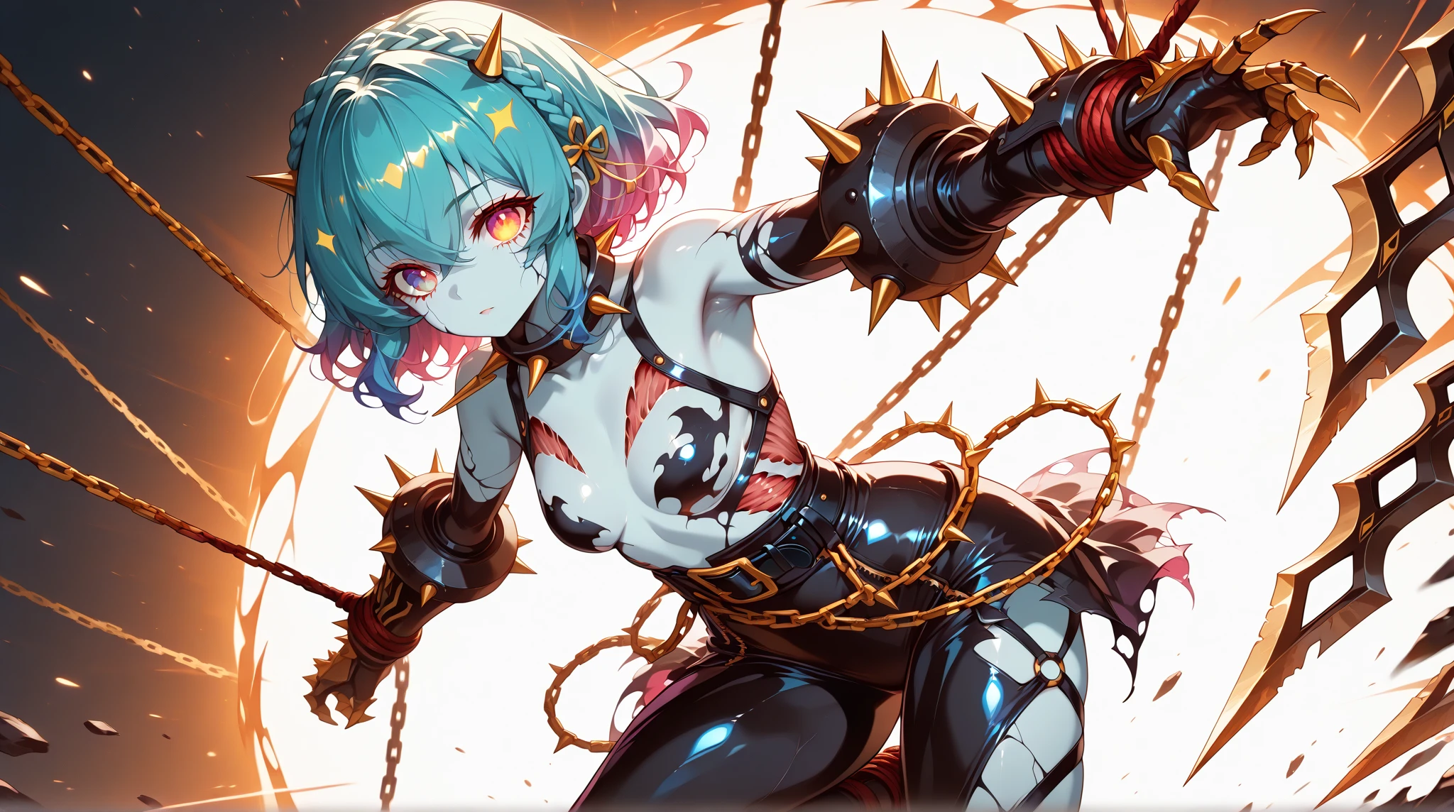 
Limbs in chains go limp
Drops of tears, hysterics, performances
You are a bad 2D chan, and we are tentacles
But you liked to atone for sins, didn’t you? (Yes Yes Yes)