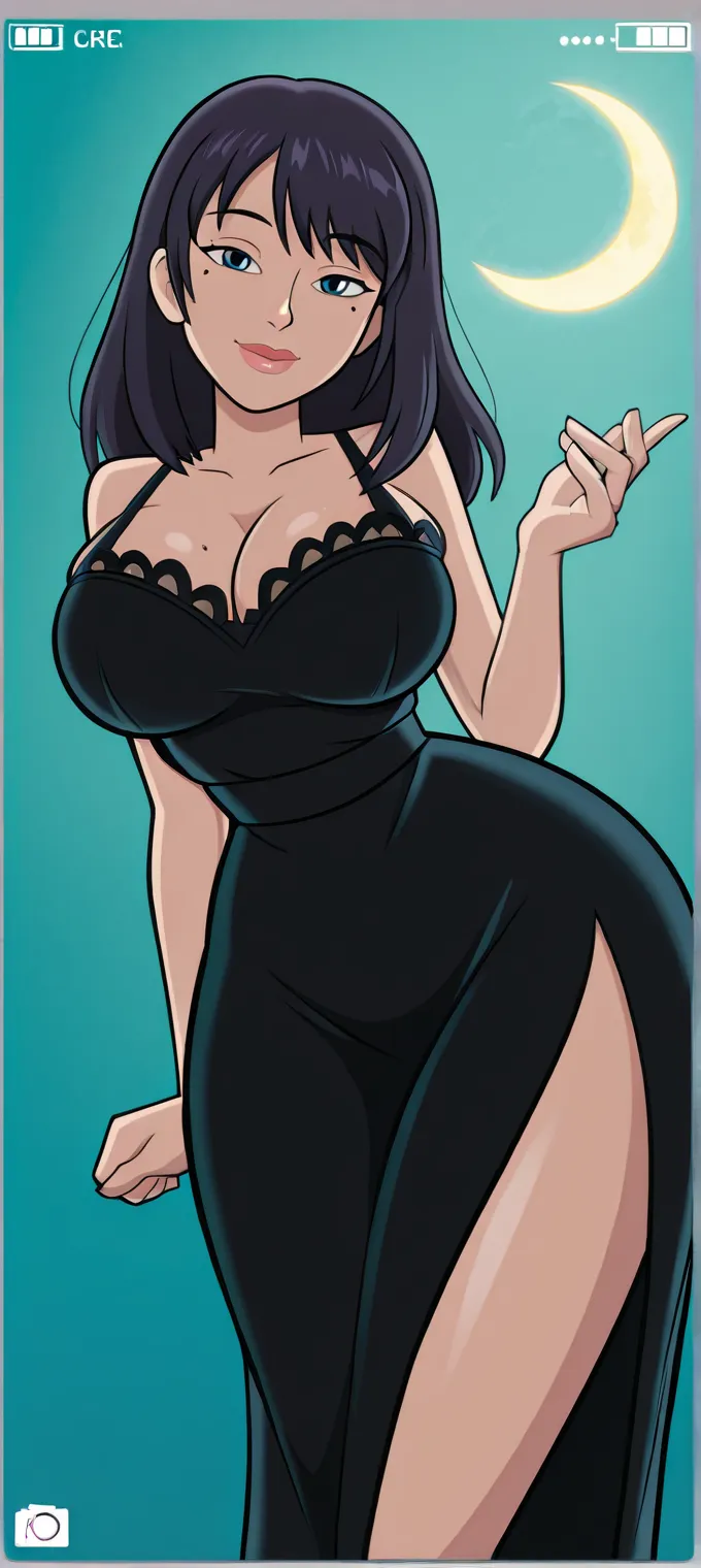 best quality, (masterpiece),(ultra-detailed), (high quality), (high resolution), ((2heads:1.5)), best quality:1.5, highres, UHD, 16K), two headed woman, smiling, highres, masterpiece, ((brown hair:1.5)),cleavage, ((green dress:1.5)), lustrous and smooth skin, huge breasts, (mature woman), seductive silhouette, ((slim hips)), casual dress, sexy proportions, Beautiful girl with accentuated slender abs, long legs, seductive woman, background, necklace, body con dress, strapless, sleeveless, ((black eyes)), white gloves, hot pants