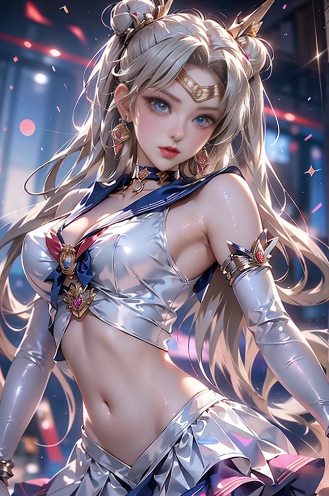 ​masterpiece、ful:1.3、stands、8K、。.。.。.。.。.3D、realisitic、Ultra Micro Photography、top-quality、Wallpapers with extreme details CG Unity 8K、frombelow、intricate detailes、(1 rapariga)、13years、Sailor Saturn:1.5,Hotaru Tsuchimoto:1.5,Sailor Senshi Uniform:1.2,Sexy and dynamic model poses,dynamicposes,dynamic ungle,(White Sailor Collar,Purple pre-gate mini skirt:1.3、Purple Pleated Mini Skirt:1.3、very large red bow on the chest,,,,,,,,,,,,,Very big red bow on the buttocks,,、Long white latex gloves,Purple gloves on elbows、Luxurious Golden Tiara、耳Nipple Ring,)、(Outline of the iris, Details of face:1.5、Bright blue eyes、Beautiful expression、beautidful eyes、shinny eyes、thin lipss:1.5、thin and sharp pale eyebrows,、long dark eyelashes、Double eyelashes、Luxurious Golden Jewelry、Thin, thin and muscular,,,,,,,a small face、big breasts thin waist、Visible Pore、Young Face、Sad look,seducting smile、perfect hand:1.5、Very thin、Fits well、octan render、highly dramatic picture、Strong natural light、sunlights、exquisite lighting and shadow、Digital SLR、foco nítido: 1.0、Maximum clarity and sharpness、((kosmos:1.3,Saturn:1.5、Saturn ring:1.5、The sanctity of destruction and birth,cosmic background、rays of moonlight、Dynamic backgrounds、细致背景)),(meishaonv,tiarra,Gold tiara on forehead,a sailor suit)、(skirt rift:1.8)、(​masterpiece、top-quality、hyper pretty face、write、zettai ryouiki、thighs thighs thighs thighs、see the beholder:1.4)、Super beautiful girl、gardeniass、8K、EF 50mm、Official art、Raw photo、absurderes、frombelow、is standing、(sad、angry:0.5)、 slender、Small waist、Thin arms、breasts of medium size,、face lights、Soft lighting、Warm colors、film grains、chromatic abberation、foco nítido、naturey、Frankness、extremely detailed eye and face、(、bokeh dof、blured background、White lace panties:1.2)(8K、RAW Photos、top-quality、​masterpiece:1.2)、(realisitic、Photorealsitic:1.37)、１Beautiful Japan High School Girl、perfect bodies、20yr old、Sexy Girl Sailor Suit Costume、Medium Boob、(Light shines on the face and chest)、(((((underboob)))))、Lower breast、Oily skin、skinny、 (Sexy uniform with a slight view of the underside of the chest)、(Visible lower milk、Uniform with navel and ribs visible)、Super Ultra Mini Skirt with visible hipbones and lower abdomen , (Nebula background), (Full body shot), 1girl in, Solo, (European youth:1), Sailor Saturn, Sailor Senshi Uniform, Red sailor collar, Dark blue pleated skirt, ((Golden white hair、Straight hair,poneyTail)), (Purple eyes:1), Beautiful face, Highly detailed face, Highly detailed eyes, highly detailedskin, Skin pores, Subsurface scattering, Realistic pupils, Full face blush, Full lips, Detailed background, depth of fields, Volumetric lighting, Sharp Focus,