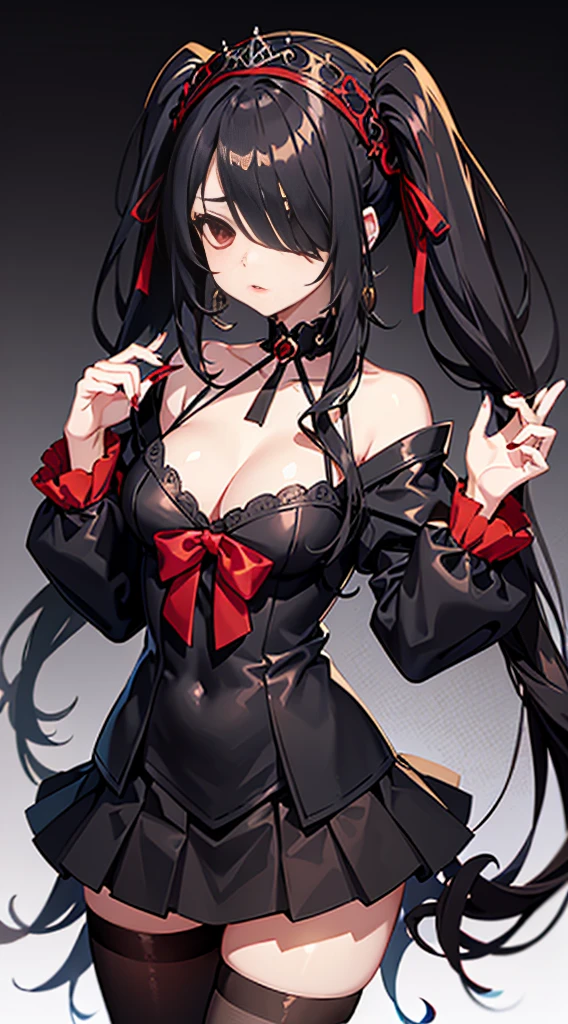 Alafi in corset and stockings poses on stage, wearing atsuko kudo latex outfit, very tight corset, in a leather corset, corsets, a sexy maid in a magical forest, Cosplay, gorgeous maid, deayami kojima, Anime girl cosplay, maid clothes, elegant glamourous cosplay, fantasy outfit, goddess of Japan