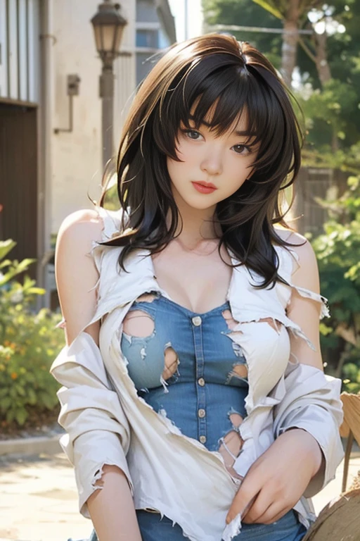 Pee (incontinence: 1.47), fashion trendy beautiful and attractive woman, gentle and attractive Chinese beautiful woman, Korean (kpop idol), delicate and sexy collarbone, attractive oval face, double eyelids, smart [peach] flower eyes, pink lips, small nose, bare shoulders, focus on face, [[face close-up], ultra high definition, super detail, White off-shoulder lace shirt, (((white lace panties), fresh and impressive, natural (large: 1.25), (kneel on the ground), (legs wide open), (legs spread), (from a low angle), (upright 1.5), (shiny skin: 1.4), (low angle)), perfect figure, areola, cleavage, armpit wrinkles, (floor urine)), (NSFW: 1.05), ( Showpiece, top quality, high precision)), one girl, (big, photorealistic: 1.4), (slightly above the camera, looking up at the camera, looking up, looking up at the camera, staring at the camera))), solo, solo, white background, snow-white background, mouth closed, happy smile, pretty black hair, short hair, big eyes, pronounced double eyelids, eyelashes, ears out, long neck, long neck, Absolute area, ((close-up of face, short hair with bangs)), 19 years old, attractive proportions, shiny skin, clean collarbone, golden ratio face, perfect face, teardrop mole, chest mole, bangs, clean bangs, beautiful bangs, lip gloss, thin lips, white skin, undressed, big breasts, small face, staring at the camera a little upwards, ((smiling a little at the camera, really nothing pure white background, very big, big big, big breasts)), ((((uniform, shirt))))