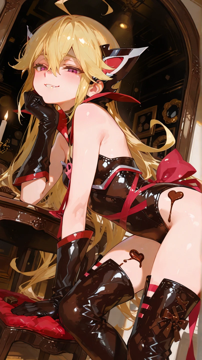 tiny faeries,maidennurse,The blonde,long whitr hair,messy hair,huge tit,Slave chains,Slave collars,tmasterpiece,Beds,Best quality at best,Center view,the sideview,BDSM,shackle,shibari ,red string,ballgag