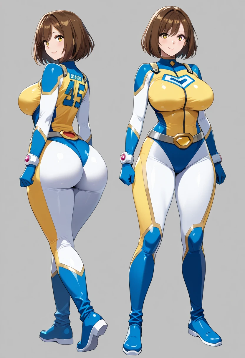 ((masterpiece)),(((best quality))),((character design sheet)), ((full body view)) ((mummy girl)) mature face, defined cheekbones, high cheekbones, illustration, bandaged girl, muscular, ((bandage:1.4)), sexy bimbo, (gigantic breasts:1.7) black hair, ((detailed face:1.4)) beautiful woman, (egyptian:1.4) (blue skin:1.3) , shiny skin, scribbles and marks,(puffy lips:1.4) , rough sketches, pose, 8k,16k, (simple background, white background: 1.3) beige color palette, brown legs, brown arms, brown face