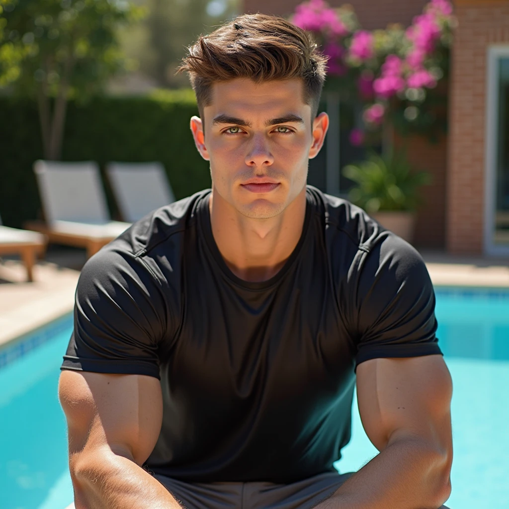 a pool,night,beautiful erected penis,Nick Jonas with eyes closed,relaxing,water ripples,moonlight shining on water,absorbent towel,swimming trunks,rippling muscles,subtle glow on skin,glistening water droplets,peaceful atmosphere, unveiled vulnerability,tranquil ambiance,deep privacy,breathing in fresh air,serene and sensual,refreshing dip,cool night breeze,rippling calmness,wet hair,subtle shadows,gentle reflection,contemplative stillness,embracing nightfall,ethereal surroundings,silently immersed,diving into darkness,embracing the moment,gentle ripples of water,evoking tranquility,submerged silence,waves of relaxation,immersing in blissful solitude,mysterious and artistic,pure and serene,creating a sense of calm,inspiring personal reflection,sensual and poetic,effortlessly alluring,unleashing inhibitions,secluded intimacy,caressing moonlight,provocative beauty.