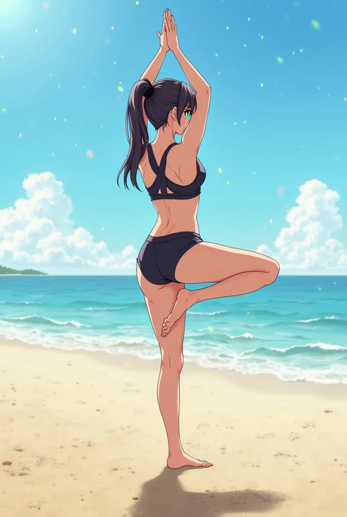 (masterpiece, best quality:1.2), 1girl, solo,standing_split, 
1girl,cloudy_sky,gradient_sky, horizon,ocean, orange_sky,evening, purple_sky, red_sky, reflection,  scenery,sun, sunlight,,masterpiece,best quality,ultra-detailed, perfect lighting,reflection, 