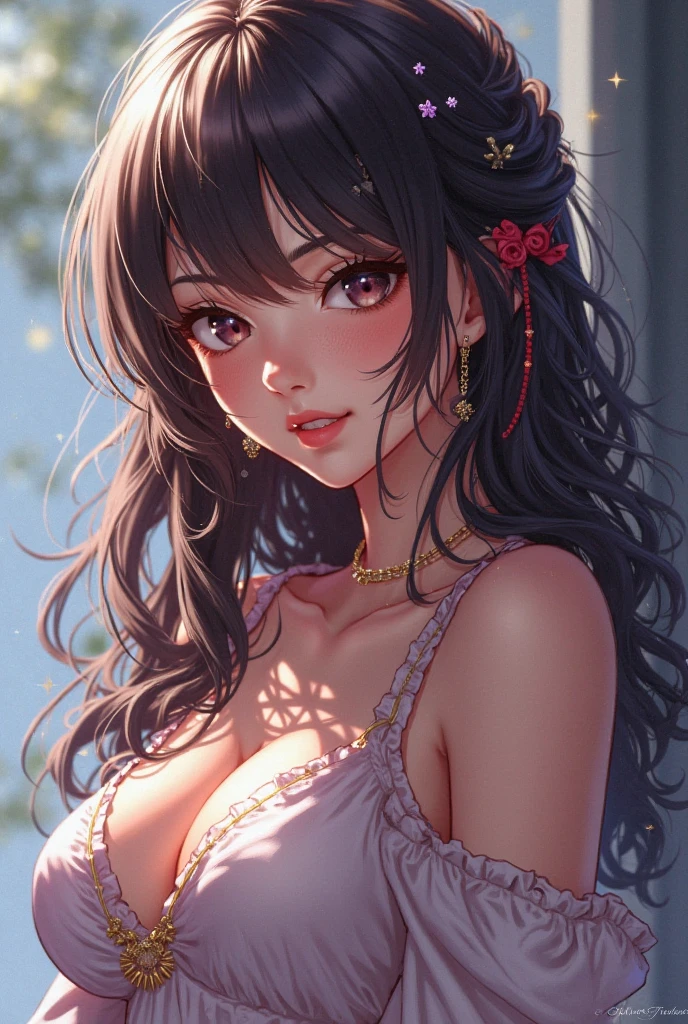 ((((highest quality))))、(((Ultra-precision CG16K wallpaper)))、(((masterpiece)))、(((Super detailed)))、(((Extreme detail)))、((1Mature 29 year old woman:1.6))、((Very beautiful Japanese faces))、((Zuo々Nozomi:1.5))、((Soft Wave Ponytail Long Hair、blunt bangs:1.5))、(Shiny brown hair)、Beautiful delicate eyes、Brown Eyes、eyeliner、Eyeshadow、High nose、Small nostrils、Small Mouth、Seductive lips、Beautiful breasts、((C cup size breasts))、Cleavage、Beautiful feet、eight-headed body、Perfect proportions、Perfect Anatomy、Perfect composition、Beautiful detailed shading、Beautiful, natural lighting、Beautiful detail glow、Depth of written boundary、(((High chroma)))、(((Real:1.9)))、((vivid:1.5))、((Beautiful Skin))、((Skin Texture))、((Realな皮膚感))、(((Bust Shot:1.6)))、((Front view、shoot from front、Front low angle:1.3))、(((Crying face:1.5)))、((The woman is looking at this、looking at viewer、Facing forward:1.6))、Bright daylight、Natural light、(((background_Geometric Wallpaper:1.4)))、(Standing pose:1.6)、(((Beige pink lace bikini bra:1.6)))、((choker、Wearing earrings:1.5))、