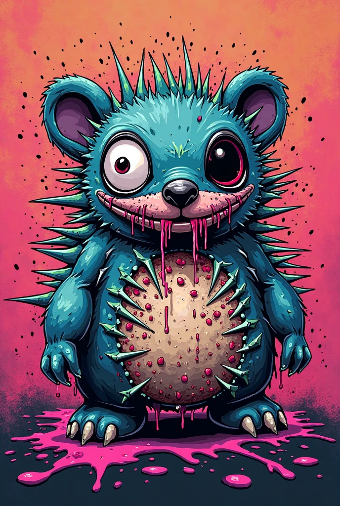 __animal__ alien creature, giant teeth, spider legs, weirdcore, simple clean vector <lora:xl_more_art-full_v1:0.8> <lora:DFunk_SDXL:0.8> <lora:g1g3r:0.15> g1g3r <lora:fx-monsters-XL:0.8> fx-monsters <lora:offset_0.2:0.3>