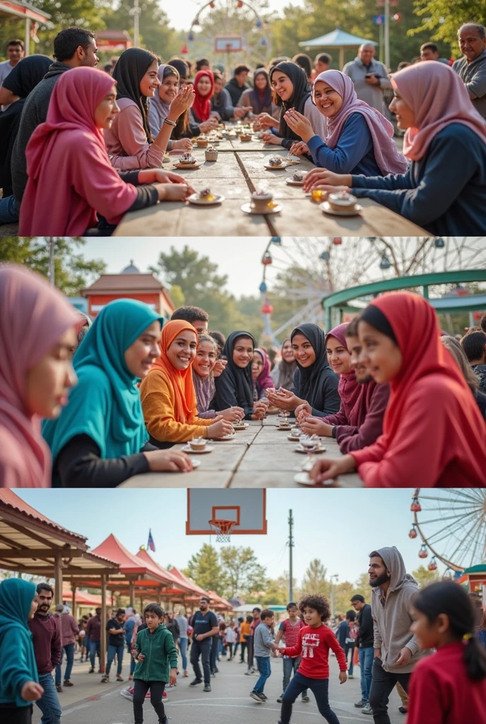 Muslims eating ham and butter sandwiches 