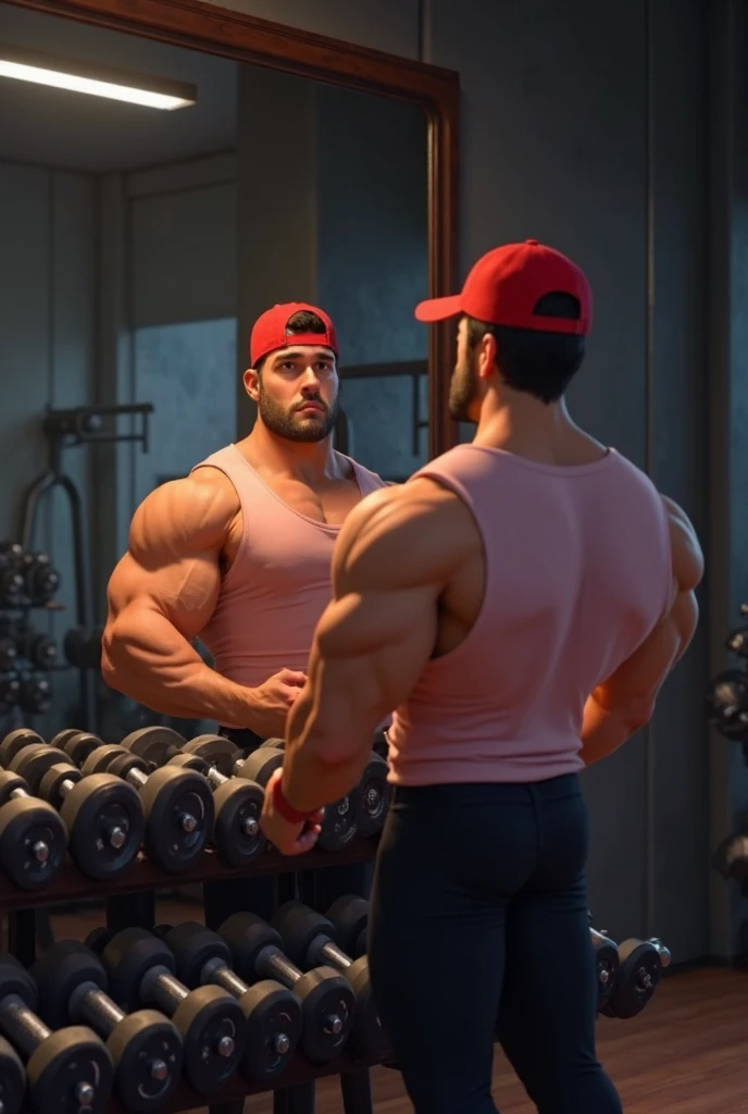 Gym background, six pack, muslim human, 8k ultra realistic face high quality