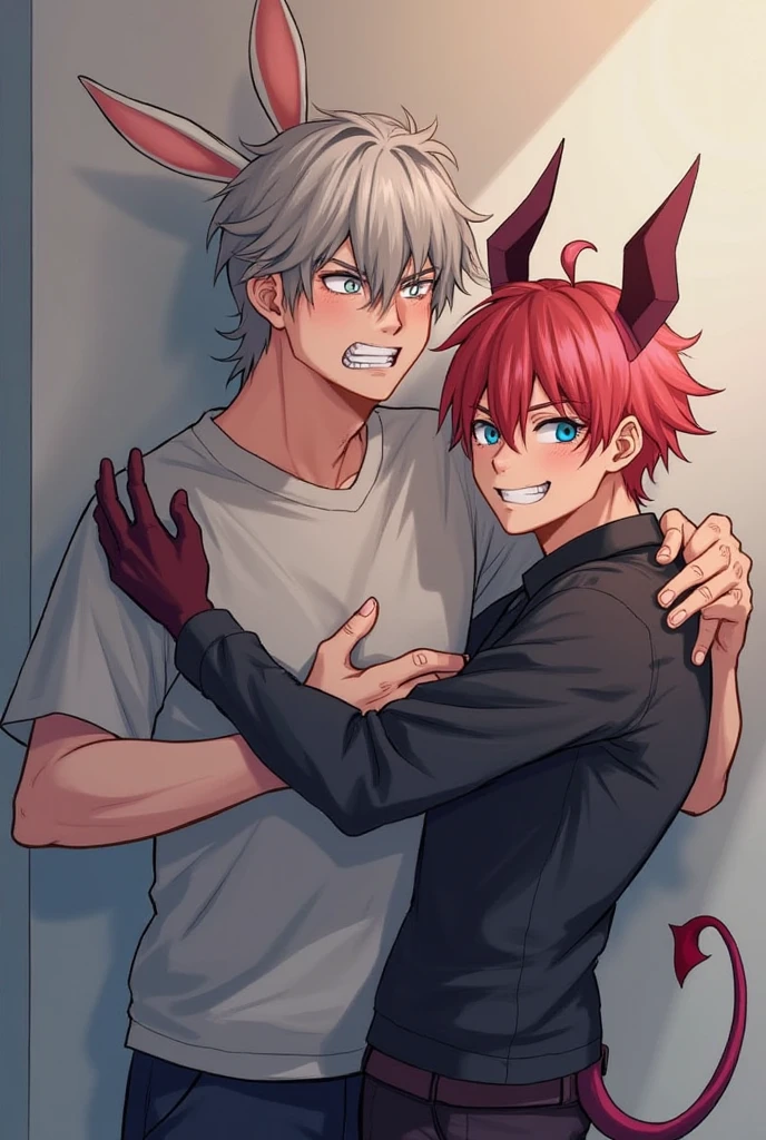 （Defeated hero being fucked by hairless red lizard）Furry、Young Shota、Nipples、Red Hero Suit、Tight hairstyle、Brown Hair、Intense ejaculation、Ahegao、Erect penis、(Constraints、(Violent Rape、Intense 、A lot of semen、handjob,grabbing another’s breast))heart、YAOI、