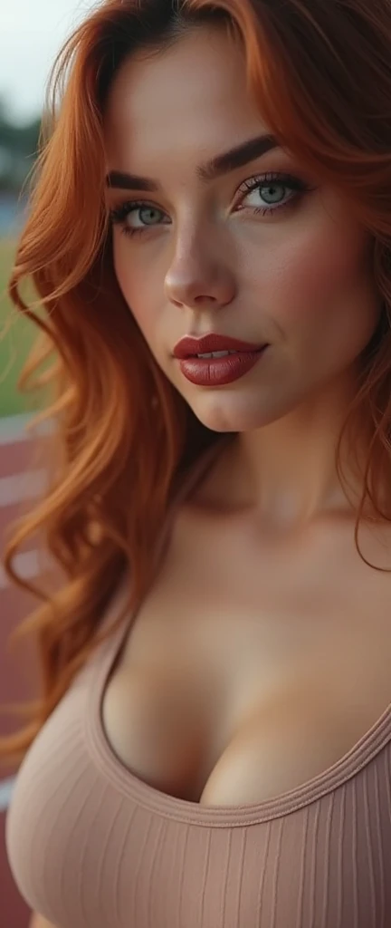 vue de face, Best quality, 超High Resolution, (Realstic、photoreallistic:1.4), 1fille dans, pull color（corps）、、de face、avec , (cheveux brun clair:1.2), , in porn house, Grand Angle、Un sexy、Transistor Glamour、Goddess of Mexico、wavy hair、 peau mate, gros seins, mains parfaites, sucking a big dick, suck dick, dick in mouth, nsfw content