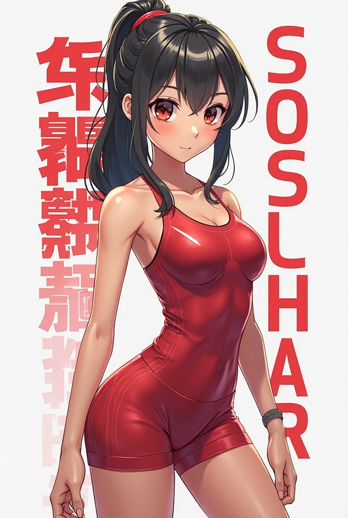 One girl, Soryu Asuka Langley, Neon Genesis EVANGELION,masterpiece,Ultra-high resolution、Red plug suit、Pointing at the viewer、Accurate hand drawing、Big Breasts、Upper Body、Angle from below、Open your mouth、V-shaped eyebrows、Stand with your feet apart、
