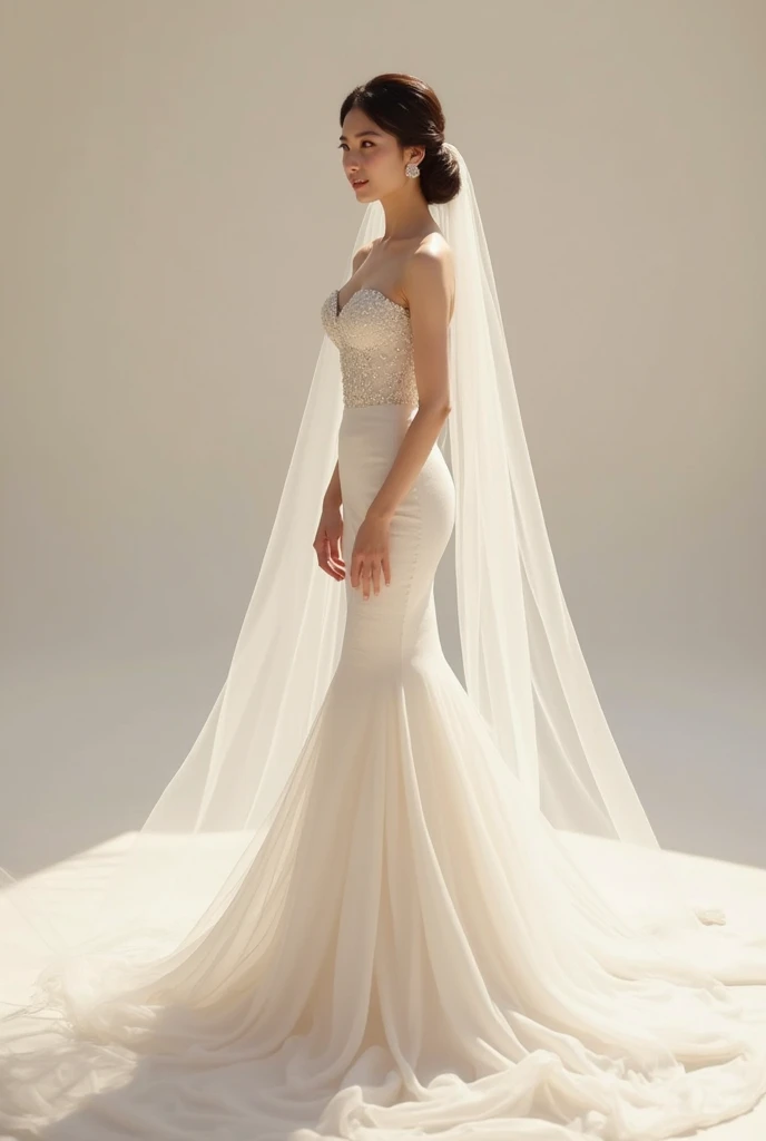 NSFW,(Reality Photos:1.35),(realisticlying:1.35),(Real human photos:1.35),(Best Masterpiece:1.3),Best picture quality,Ultra-fine image quality,Fine details,Luxurious background,(Realiy:1.35),Young beautiful woman in transparent wedding dress standing in the center of the guests,Background characters are blurred,Effect lights,Backshot,Beautiful face,Noble temperament,The expression was cold and proud,(Comely,Glamorous,ellegance:1.5),High bun,Delicate hair accessories,(Slender beautiful legs:1.35),(Tall:1.5),((gigantic cleavage breasts:1.5)),(Elegantly highlighted),Correct body proportions,Correct proportions of facial features,(Fully transparent wedding dress:1.35),(Extremely exposed wedding dresses:1.35),((Thoroughly exposed)),((No bra)),((did not wear panties)),(areola of breast:1.35),(Open legs:1.35),(Bare legs:1.35),(Bare chest:1.35),(Camel toes:1.2),