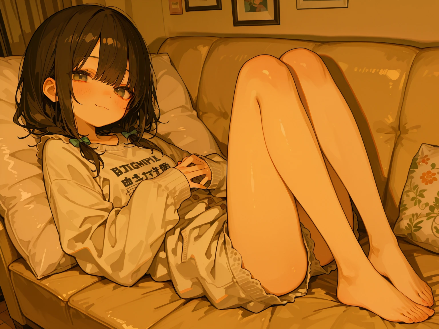 <lora:mieruko_4-000014:1.0>(mieruko:1.3), a photo of 1girl,black pantyhose, at home, hdr shadows