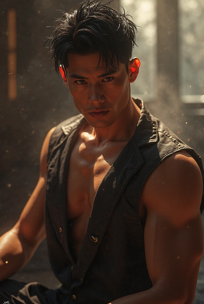 1boy, Asian, 22 years old, black hairs, Masculinity meets ethereal elegance in white
<lora:add_detail:1>, epiCPhoto, <lora:YFilter_PortraitEnhance_V1:0.3> <lora:midjourney_20230624181825:0.9> midjourney, <lora:ç»èå¶é :0.7>