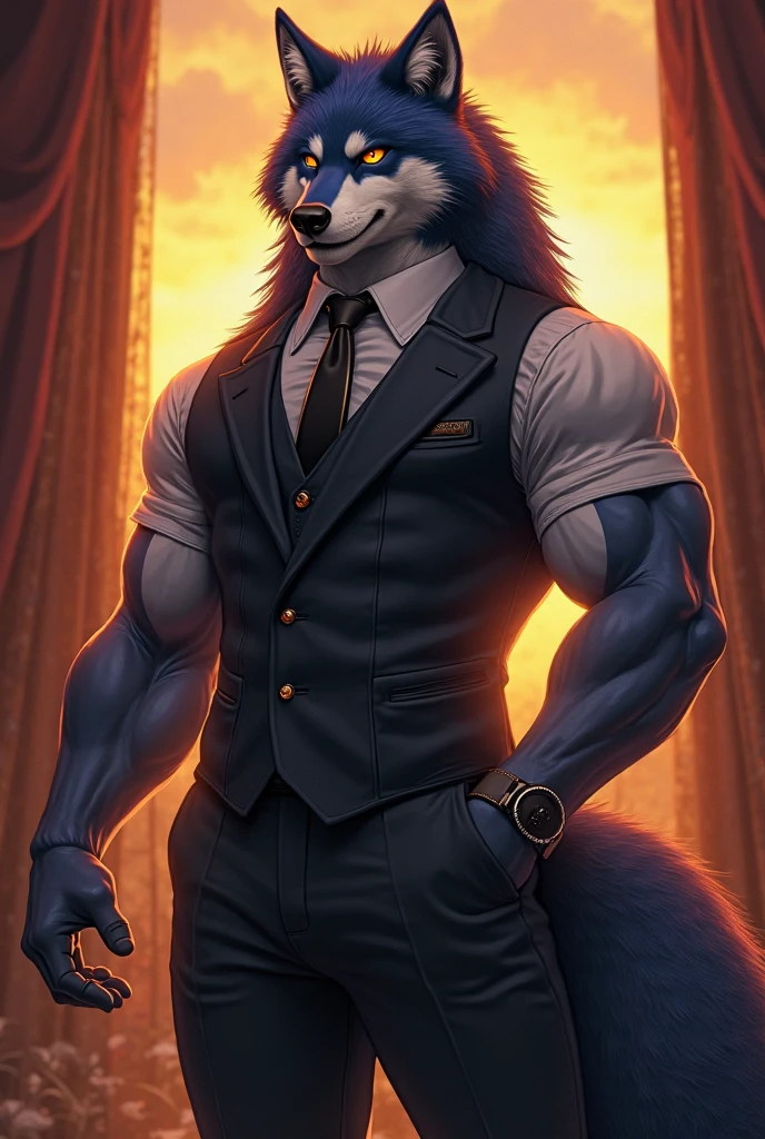 score_9, score_8_up, score_7_up, rating_,source_furry,anthro,source_3D, gay furry wolf male (manga comic but only two pages long) LGBT places the character looking at the viewer with a naughty smile) (and now a very sensual and provocative revealing outfit)