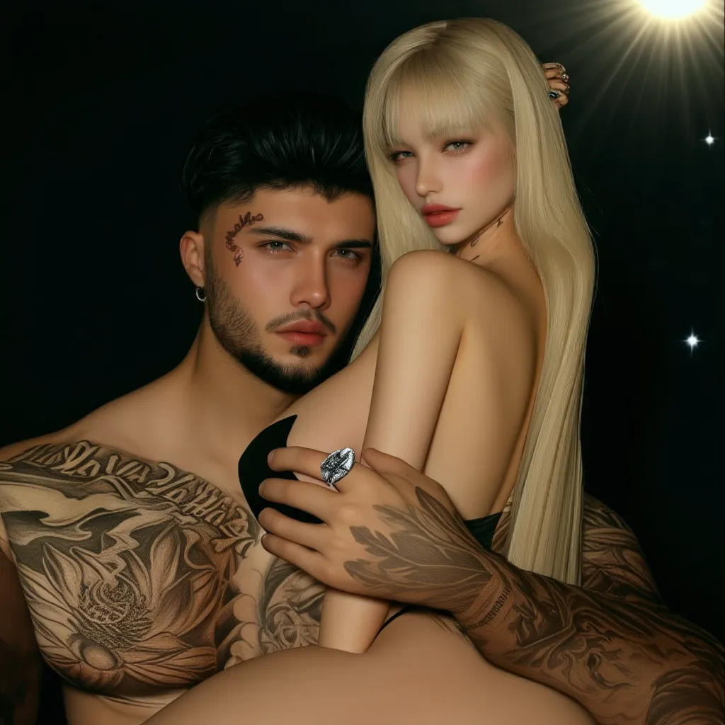 A highly detailed and graphic portrait of Billie Eilish in an unexpected and provocative scene, Explicit sex scene, penetration scene with a completely naked man , with an inserted tentacle inserted inside the anus, the naked woman sitting on the floor next to a man, The man is bald and has a horn on his forehead, the tentacle is attached to the man, image ultra realistic, with pale skin, pale and soft white skin, in a city street, pale porcelain white skin, hyper realist , image ultra realistics, hyper realistic style, body drenched in sweat, body covered in baby oil, body with bleeding wounds, body with deep cut on the belly, neck injury, The sunlight casts a bright glow on her very thin and pale body, contrasting with the vibrant energy of people and the environment. The focus is on the intense sex session, tentacle penetrates her completely open anus, tentacle penetrating her completely torn anus, resulting in obvious pleasure, a pool of blood. The scene is observed by a group of onlookers, who are attracted to the woman&#39;s thin body soaked in blood and sperm, it is raining in the image, the tentacle is extremely large, and blood drips from your vagina. A lot of blood oozes from the vagina, the vagina is extremely open, the vagina shows the colon of the uterus, lots of blood spread all over the body, many injuries to the body, blood drips from your mouth, the man is squeezing the woman&#39;s neck, men in the background of the scene.