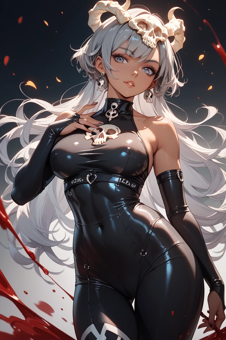 female孩,White skin,big eyes,wistful look,Aheiyan,Extra-long ponytail hairstyle,White pink gradient hair,Devil Horns,Elf ears,Respiratory masks,See-through installation,Gold rimmed glasses,Star Eyes,Collar,???感身材,Latex clothing,tight belt,Tight,Lace tunic,Latex jumpsuit.dew,Super high heels,????? wet body,Iron chain winding,Large Breasts,Kneeling,Lying down,Back shadow,Back,Facing away,Open your legs,Strangle,SM direction,Shame,Tattoo of the pubic bone,Succubus tattoo,Leg ring,Foot ring,?????? rings,Gold belt,King-size plug,nose hook,Blindfolds,bundle,female奴才,female狗,Foot,暴dew狂,,female,???,???,Urinary incontinence,Masterpiece,Best picture quality,lifelike