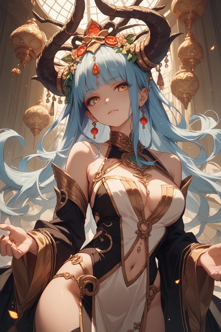 Chinese big breasts,Fox Fairy,Snake demon,Mountain spirit,Tree monsters,anime big breast,Beautuful Women,high qulity,Delicate face,Golden ratio figure