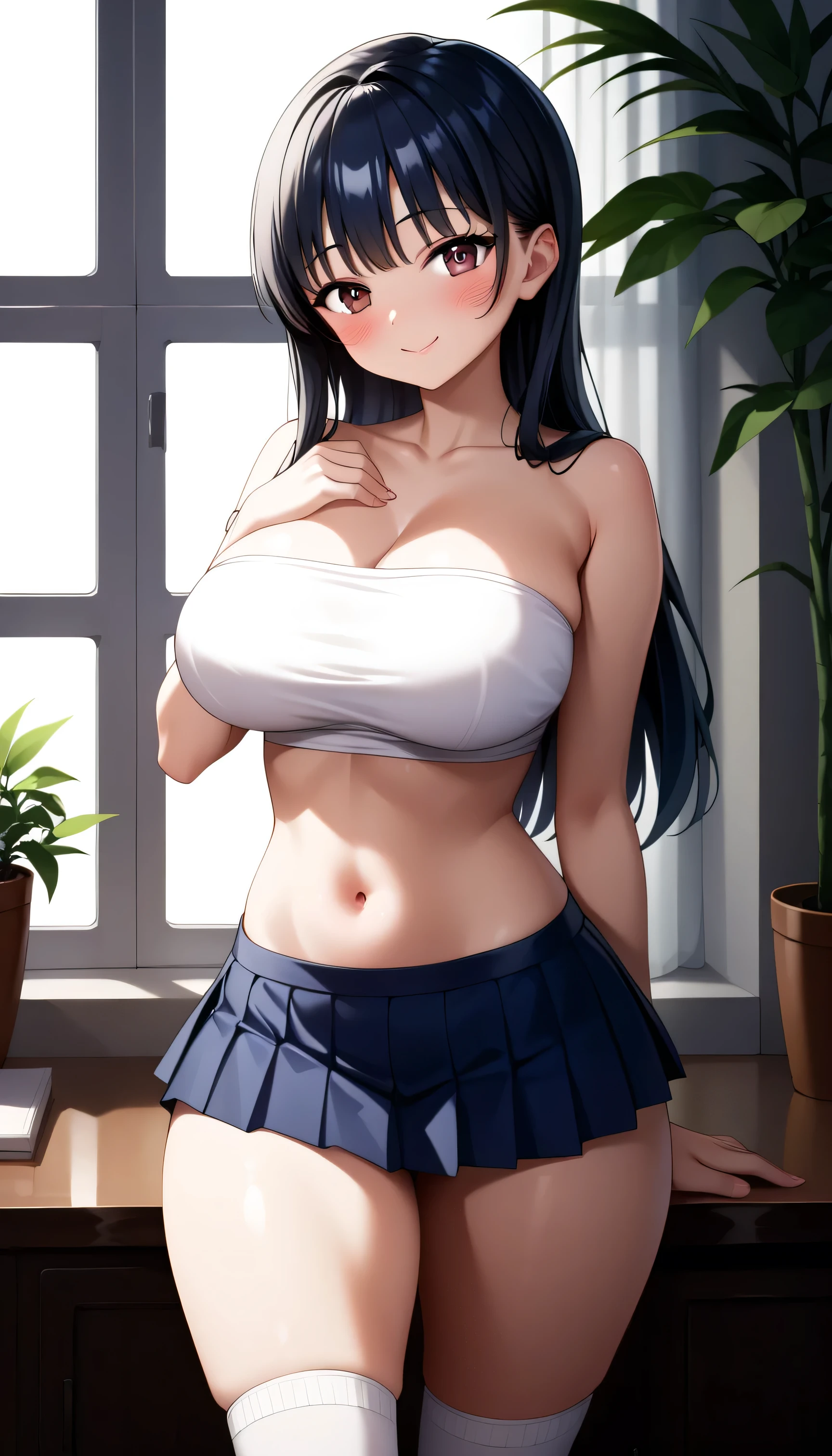 "Best quality, Masterpiece:1.2, absurd, 1 girl, smile, open door, Behind the door, school entrance door, high resolution, ultra detailed, realistic:1.37, vivid colors, studio lighting, bokeh"Sexy teacher in a classroom giving a welcome, with glasses and her hair tied up, very pretty, pointing at the stone and teaching mathematics,  tight and fitted to her body, short skirt and cleavage on display, students sitting in their seats, nice teacher how many anal