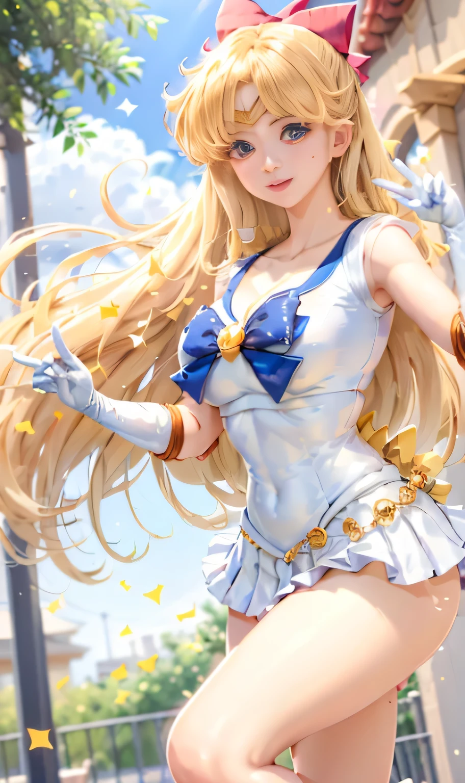 Sailor Moon dressed in sexy clothes