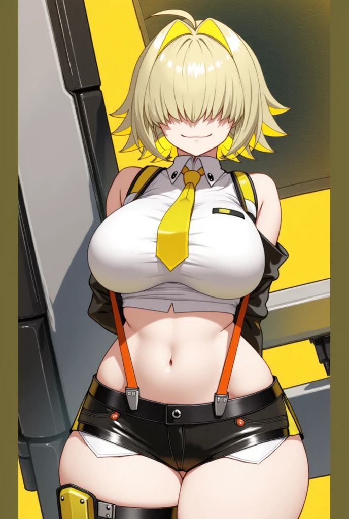yellow hair,small breasts,short hair,girl,slave,During heavy work