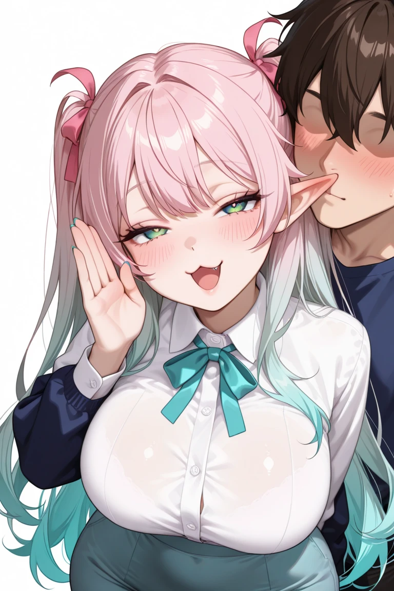 best quality,(masterpiece:1.3),<lora:Detail_Tweaker_LoRA:1:1,1,1,1,1,1,0,0,0,0,0,1,1,1,1,1,1>,1girl,mature female,elf,white hair,short hair,braid,green eyes,medium breasts,school uniform,<lora:SideFellatio:1:1,0,0,0,0,0,1,0,1,1,1,0,0,0,0,0,0>,sidefellatio,1boy,penis,fellatio,<lyco:GoodHands-beta2:1:1:lbw=1,0,0,0,0,0,0,0,0,0,0,0,0,0,0,0,0,1,1,1,1,0,0,0,0,0>,