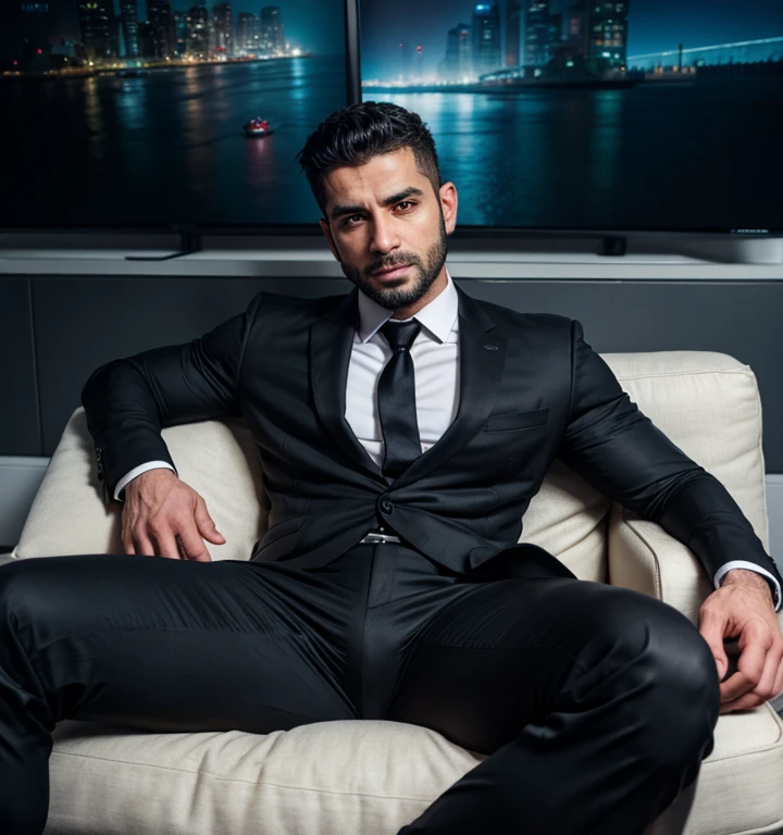 Juan Sebastian Veron, 40, ,Shirtless,Tong,Bulge,onbed,Business suit,black thong,black sock,Muscle men ,artwork of a,tmasterpiece,k hd,Cinematic texture,Thin