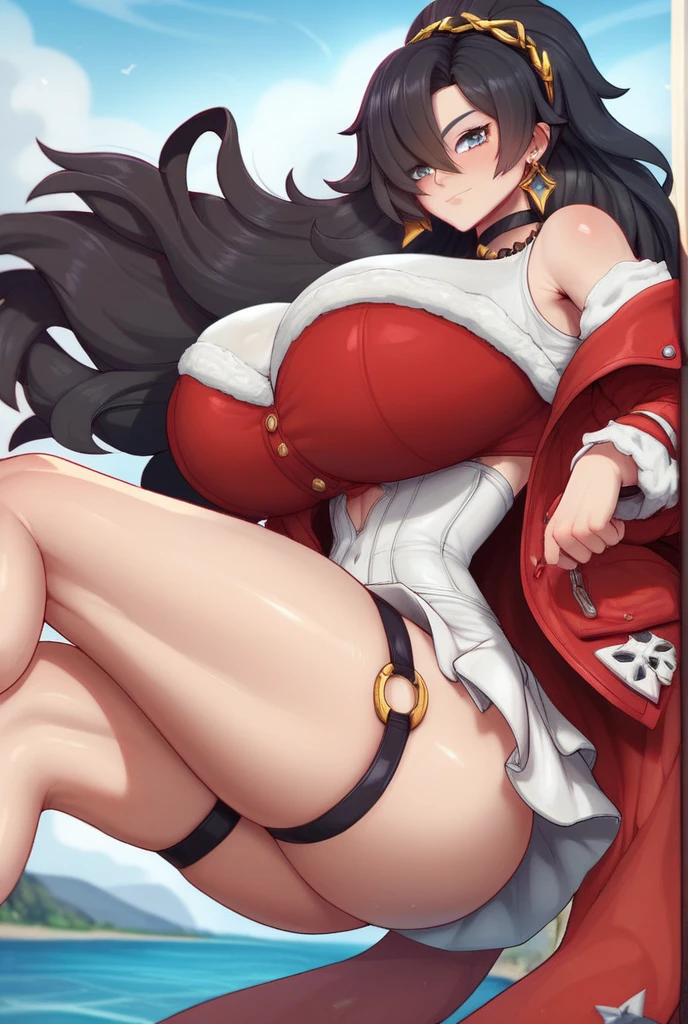 Reimu Hakurei、shrine、Domestic、Beautiful woman、Very thick thighs、Confused eyes、Cold look、Staring at me、Sloppy body、Best image quality、High resolution、masterpiece、super high quality、Thick pubic hair、Screaming orgasm face、White panties、White bra、Very big ass、Very large breasts 、Blushing、4K quality、Blushing、Spread your legs wide、Luxurious chair、Wearing black knee socks、Sweaty all over、Heavy breathing、Shaking breasts、上下にShaking breasts、Angle from the feet