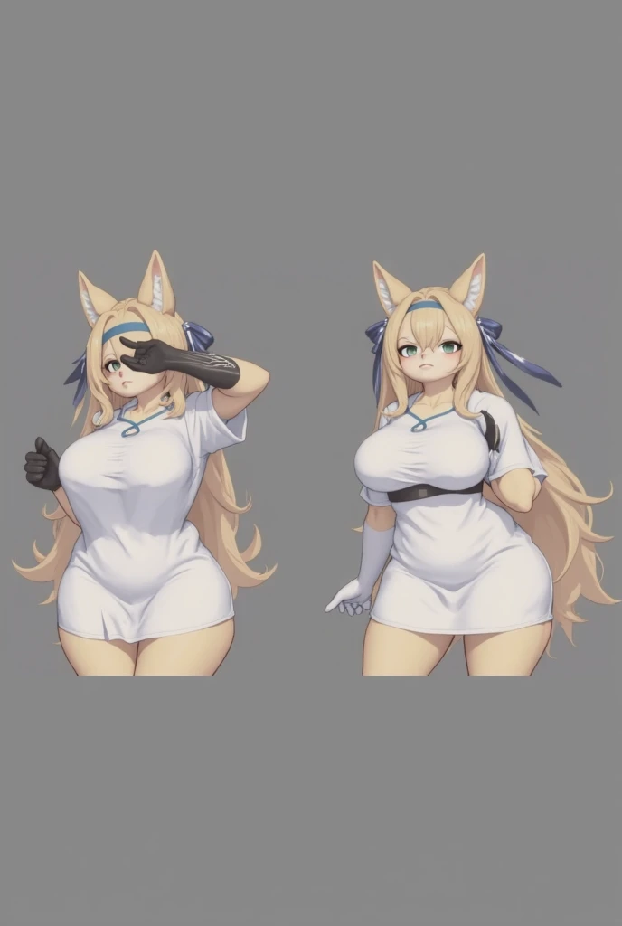 Anime style,masterpiece, high quality, 最high quality, ((Character design sheet, )),One girl,Slender figure,Small breasts,Bunny girl,heart-shaped pupils,Gray Hair,Blue eyes,(blush:1.1),choker,Upper Body,trembling,Sweat,Sweatdrop,heart, ((Heavy breathing:1.3)),